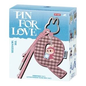 Pin For Love N-Z Letter Pendant